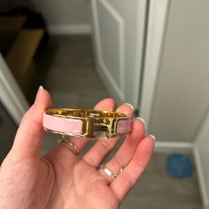 Gold and Pink Bracelet